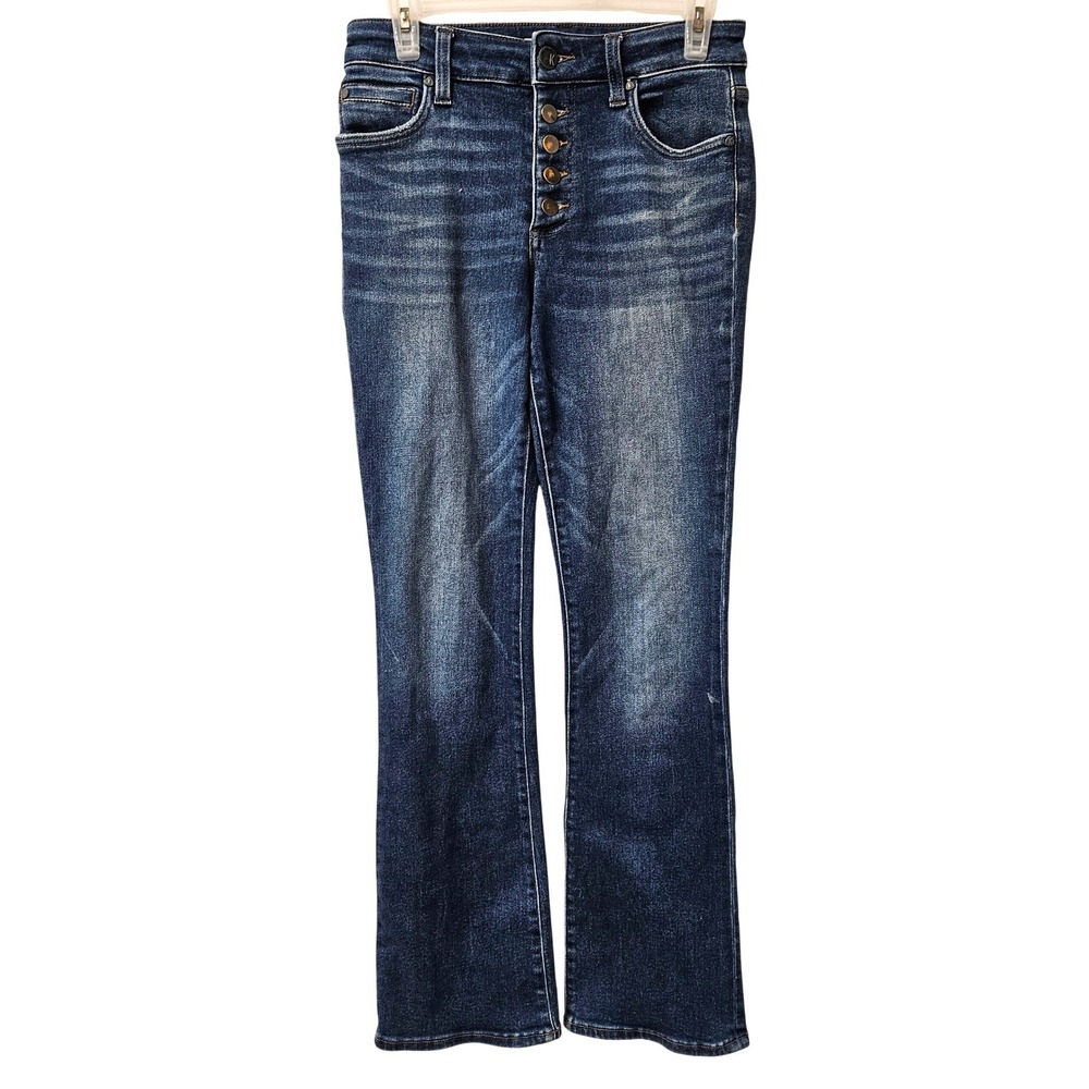 KUT FROM THE KLOTH Natalie High Rise Bootcut Jeans Size 4 Medium Wash Stretch